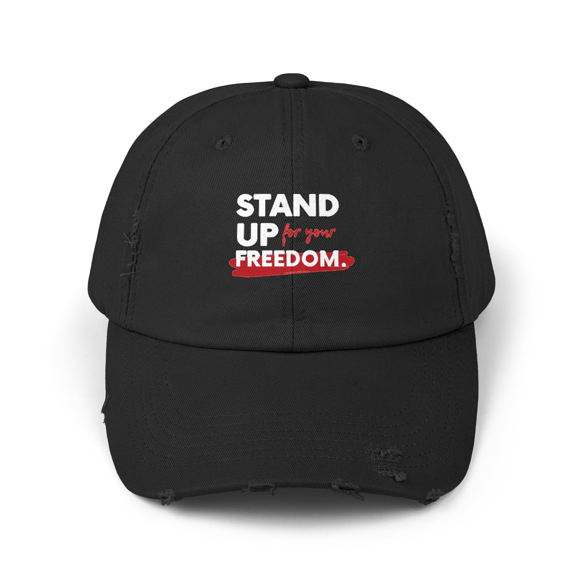 Stand Up for Your Freedom Distressed Dad Cap