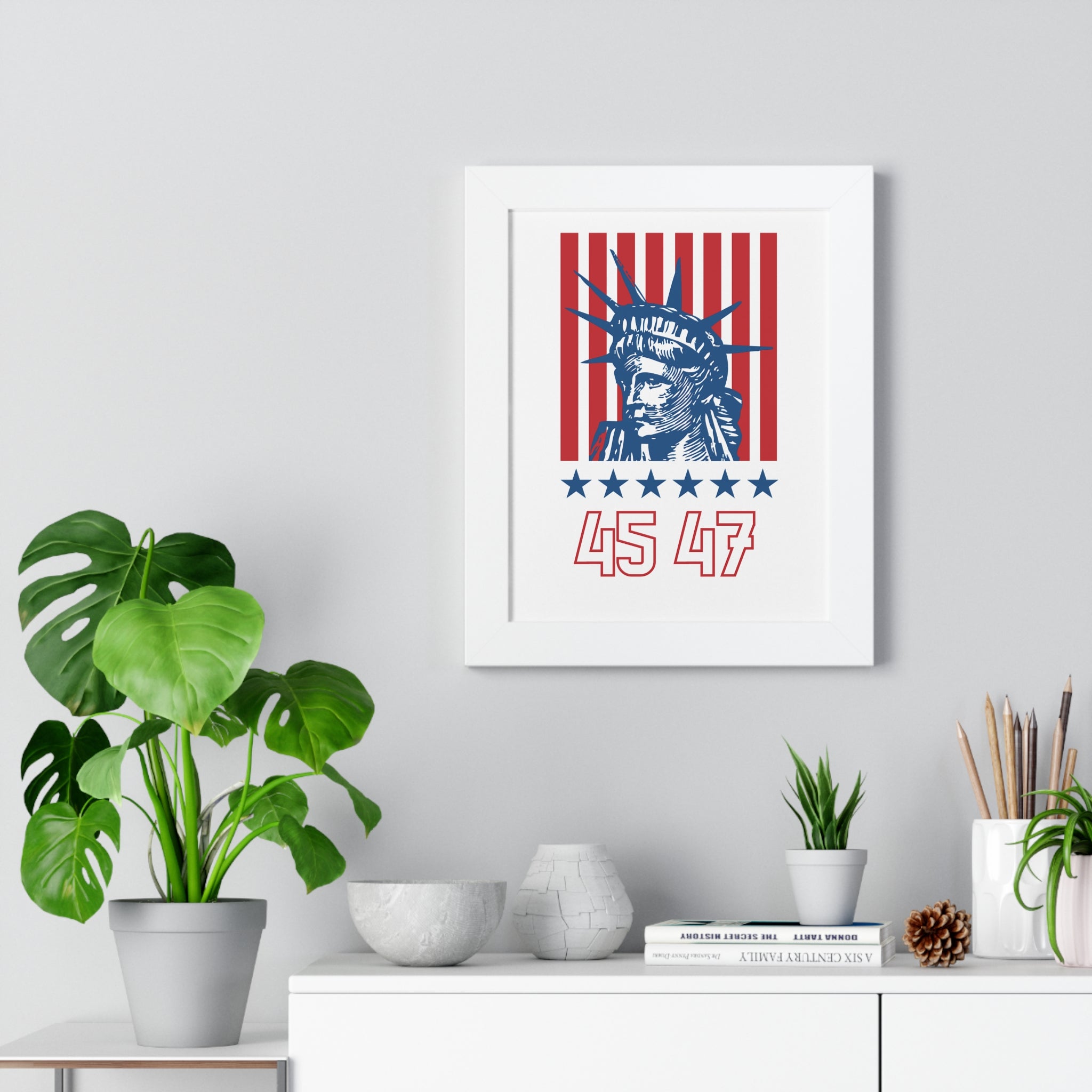 45/47 Liberty Framed Vertical Poster