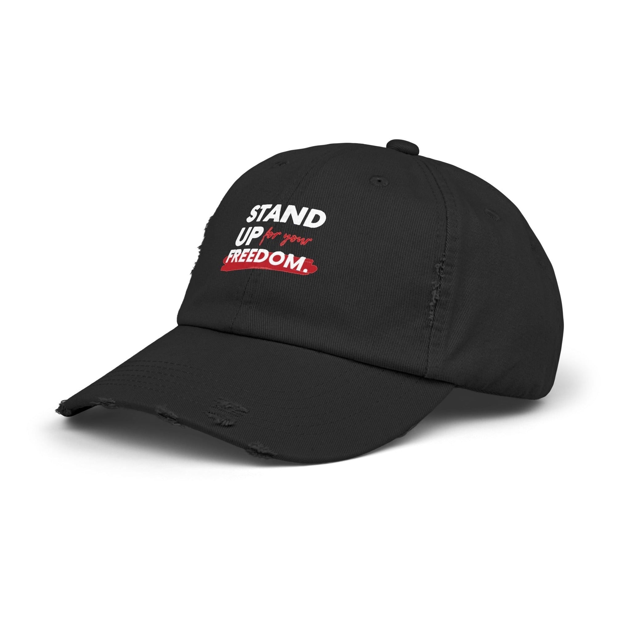 Stand Up for Your Freedom Distressed Dad Cap