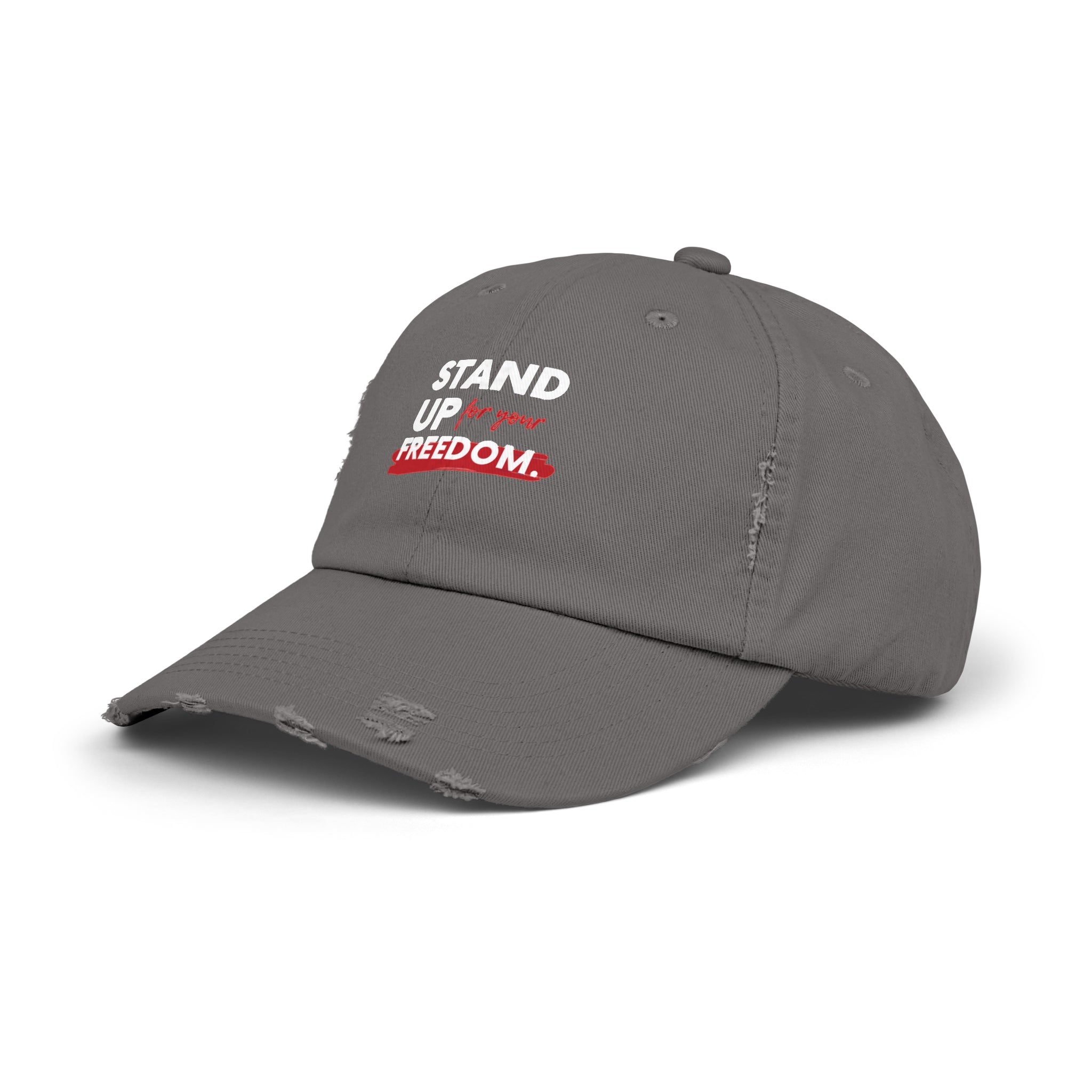 Stand Up for Your Freedom Distressed Dad Cap