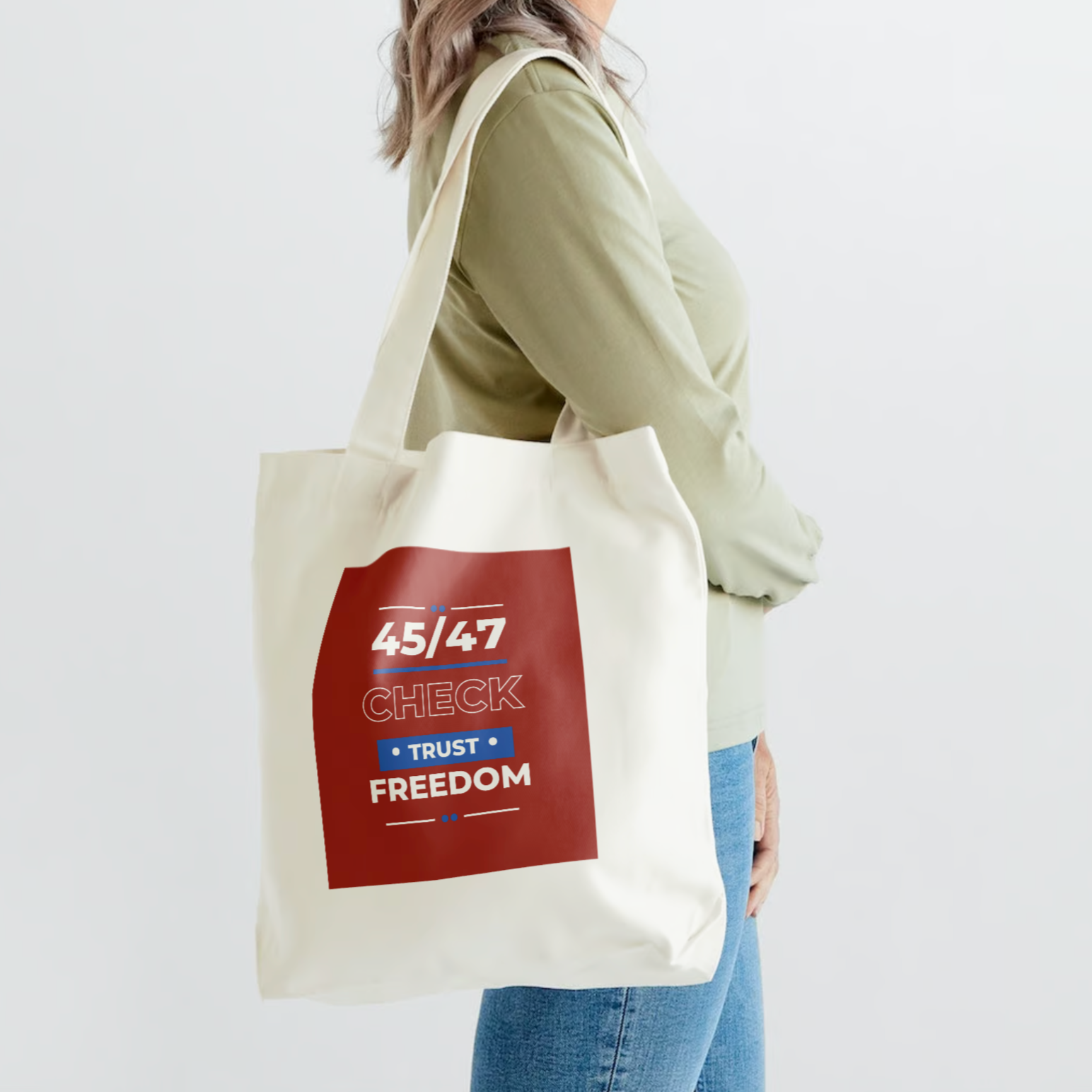 45/47 Trust Freedom All Natural Tote