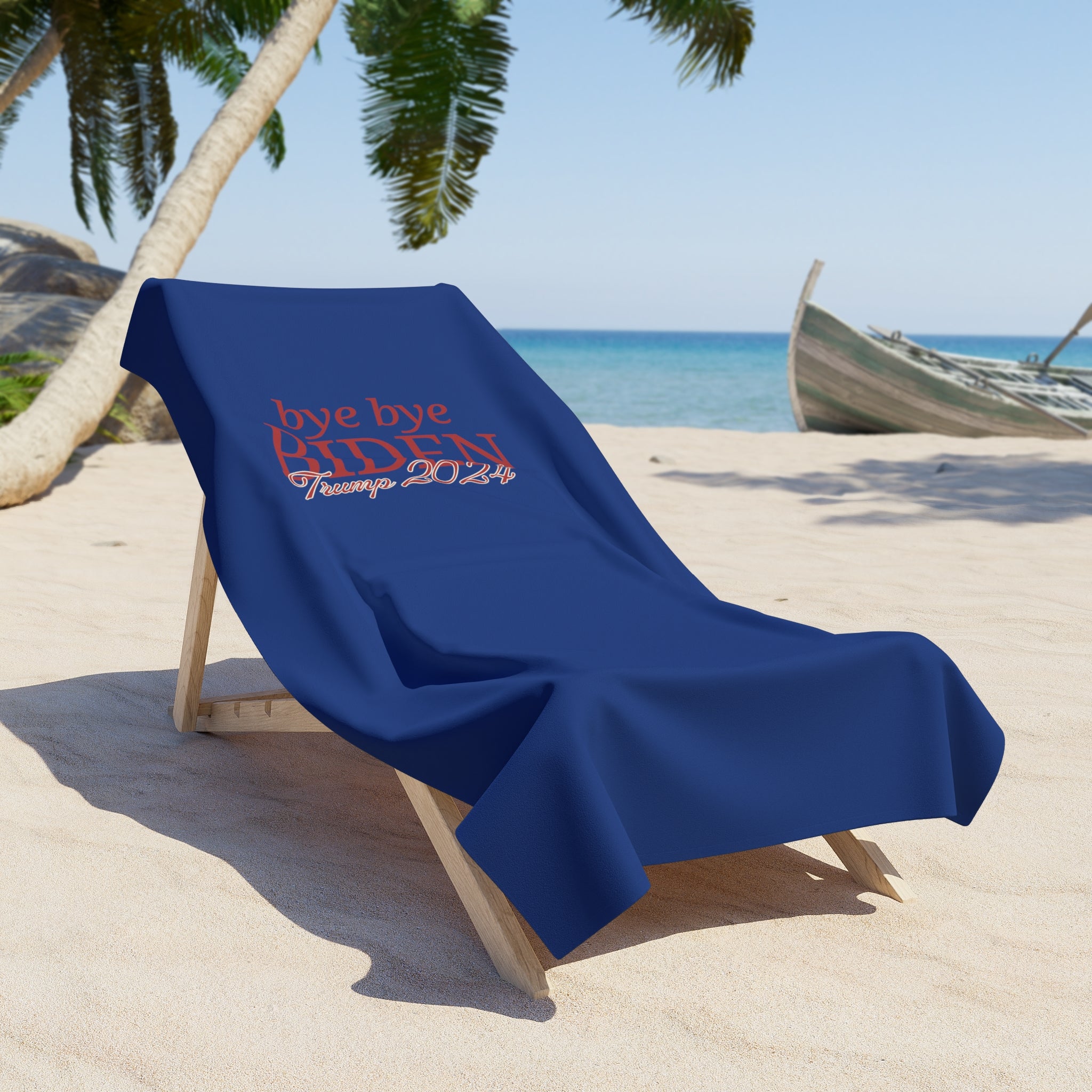 'Bye Bye Biden' Summer Beach Towel