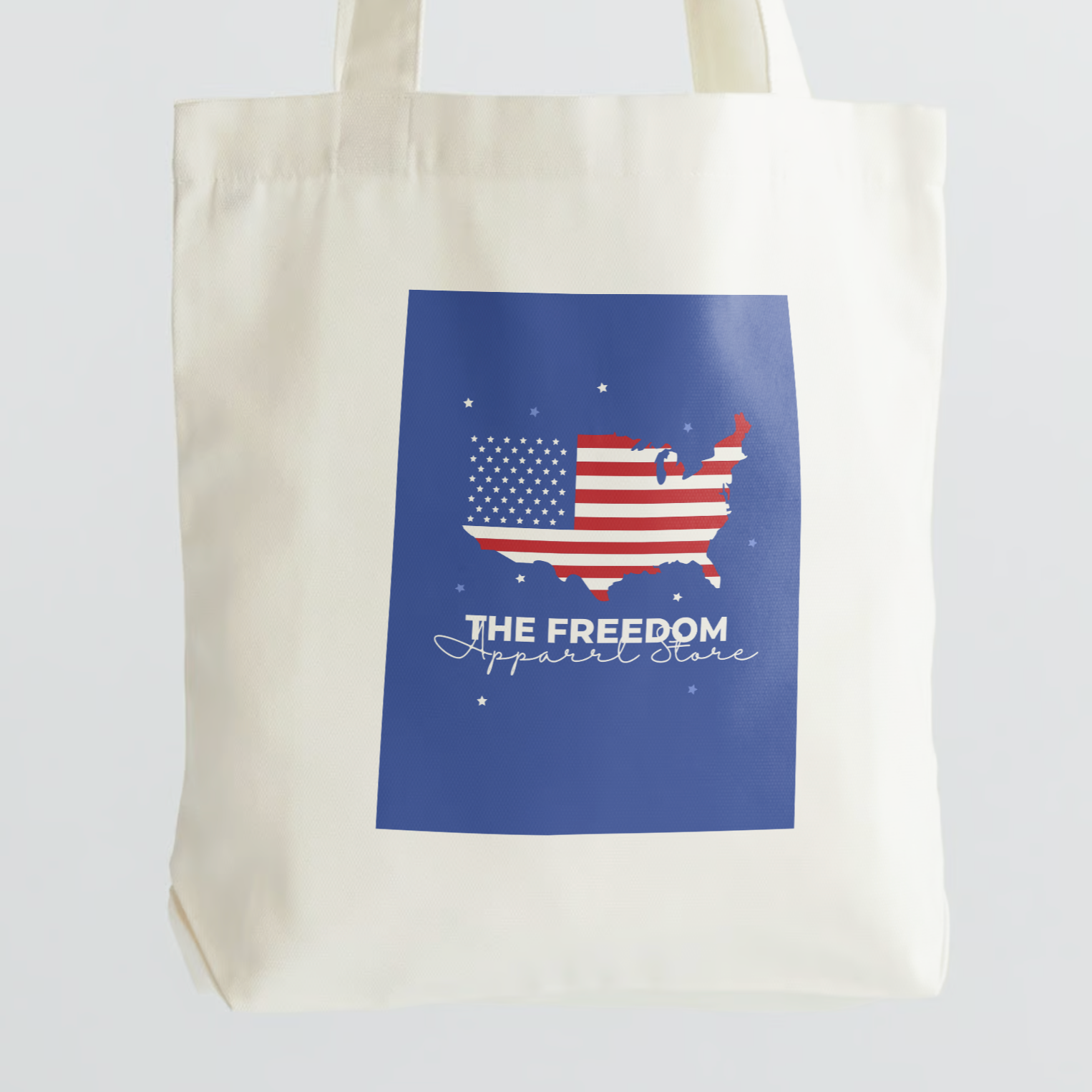 Stars & Stripes USA All Natural Tote