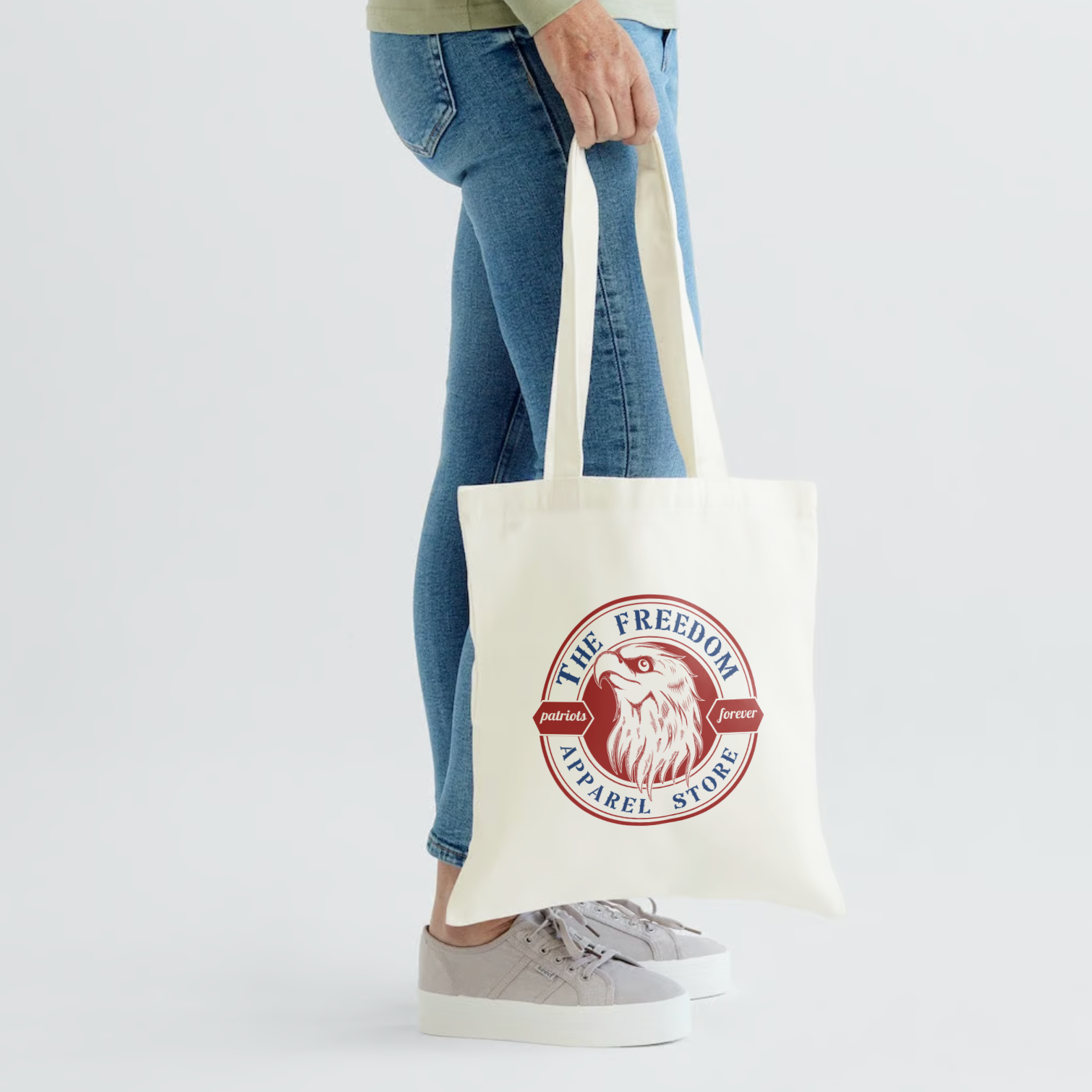 Bald Eagle Patriots All Natural Tote