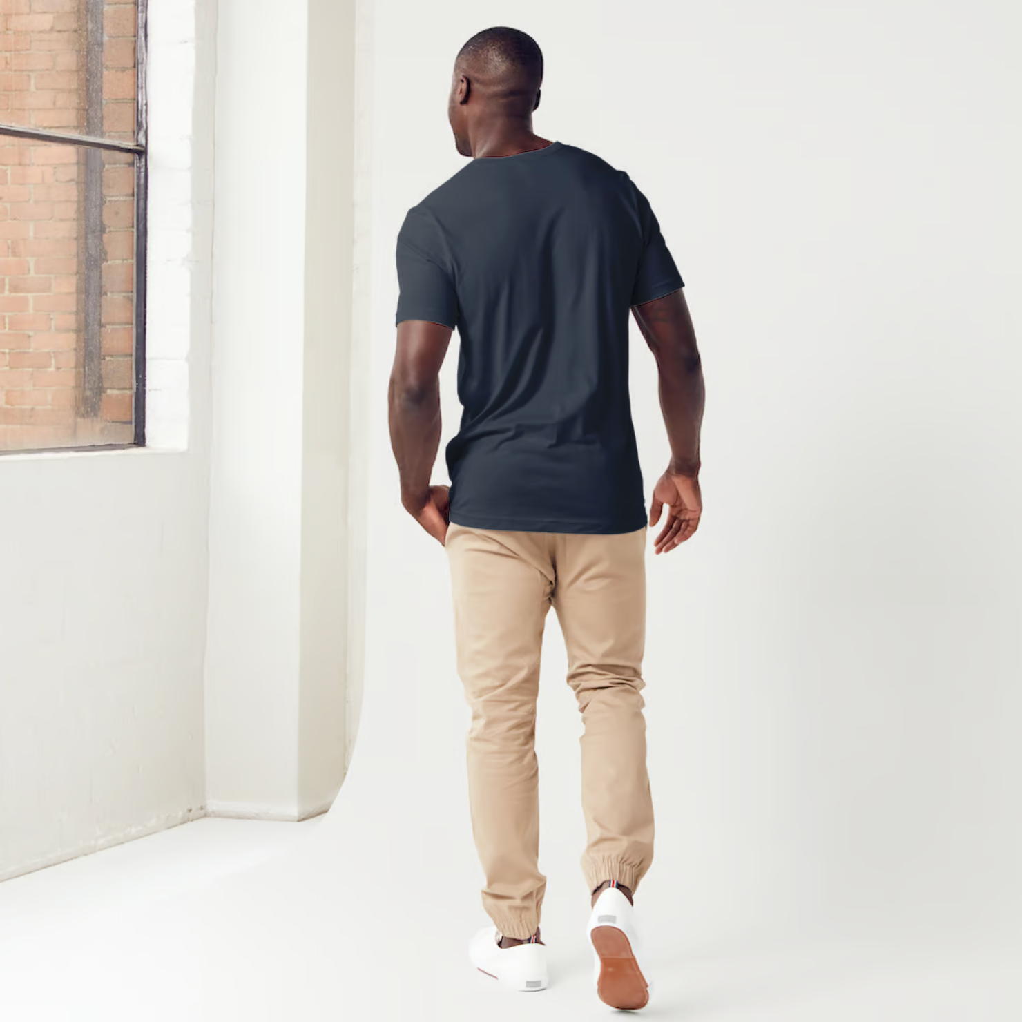 Stacked 45/47 Mens Crew Neck Tee